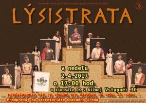 Pozvánka na komédiu LÝSISTRATA 1